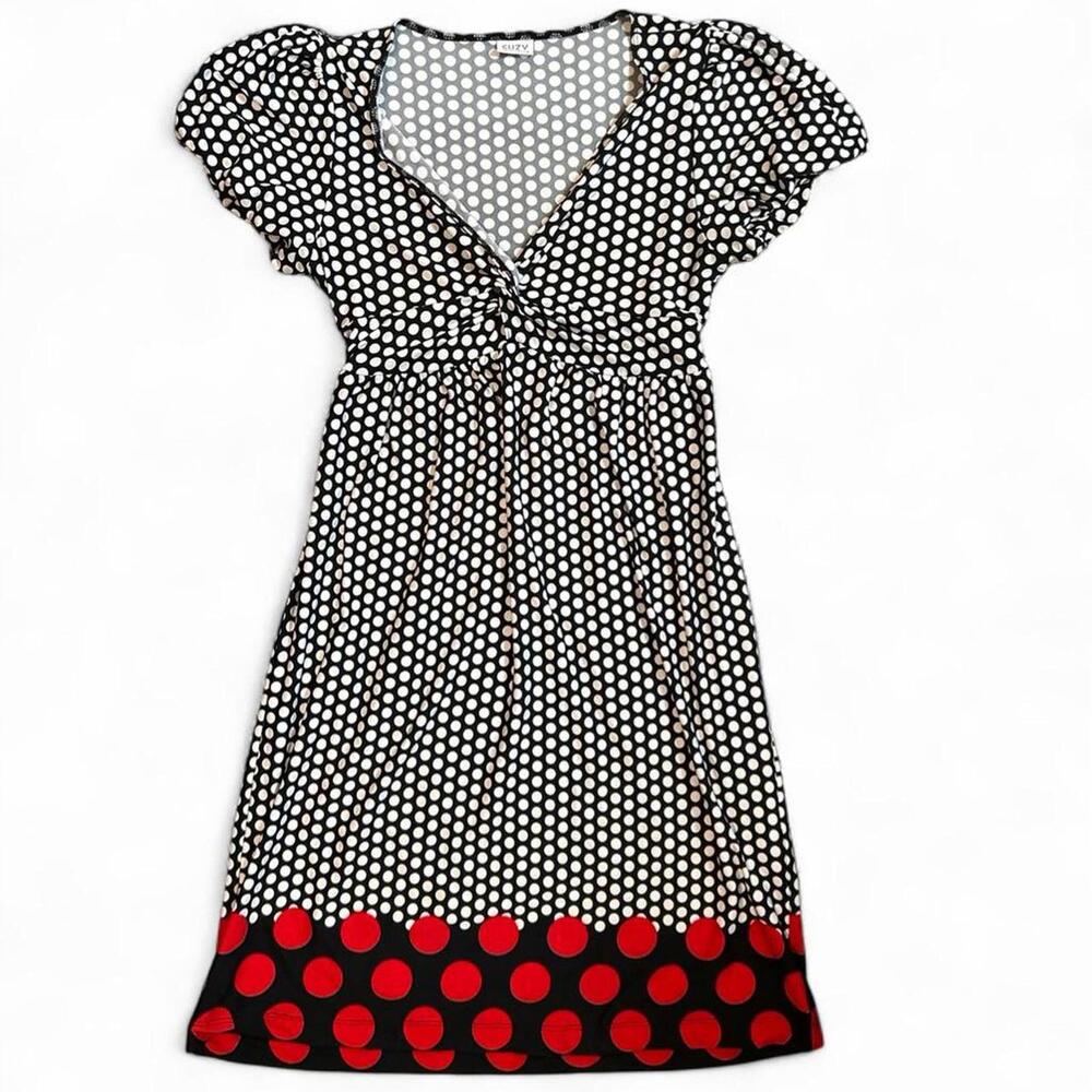 Suzy Shier Women's Black and Multi Dress